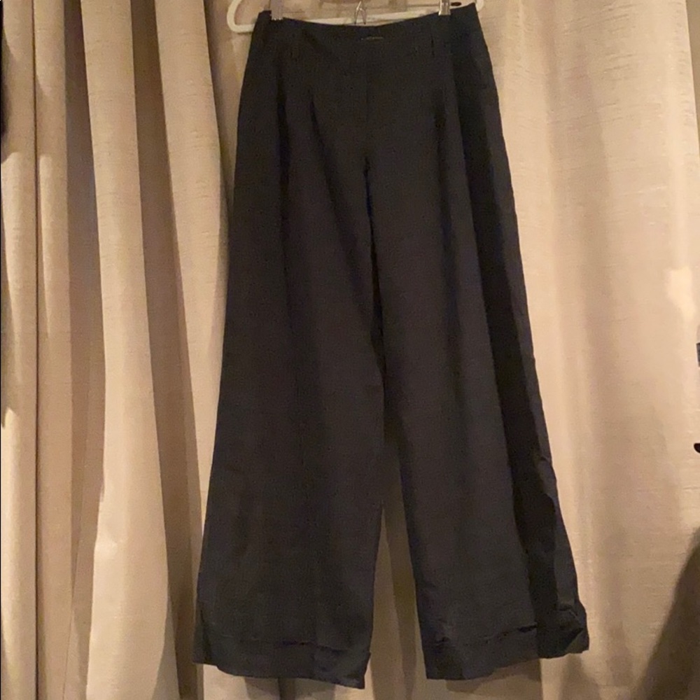 NEW Elie Tahari Designer Bloomingdales wide leg trouser pants